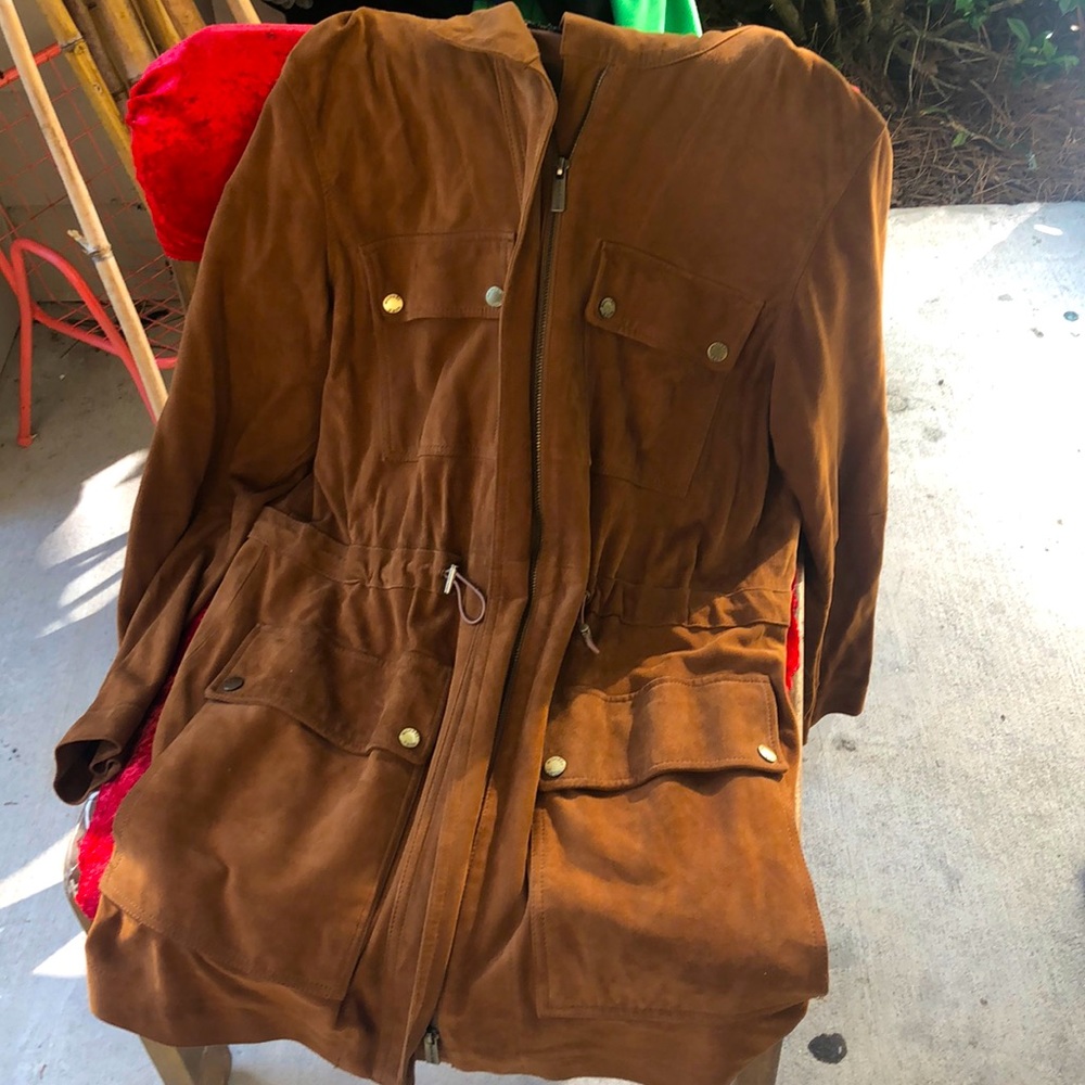 Leather and Cotton Michael Kors Jacket